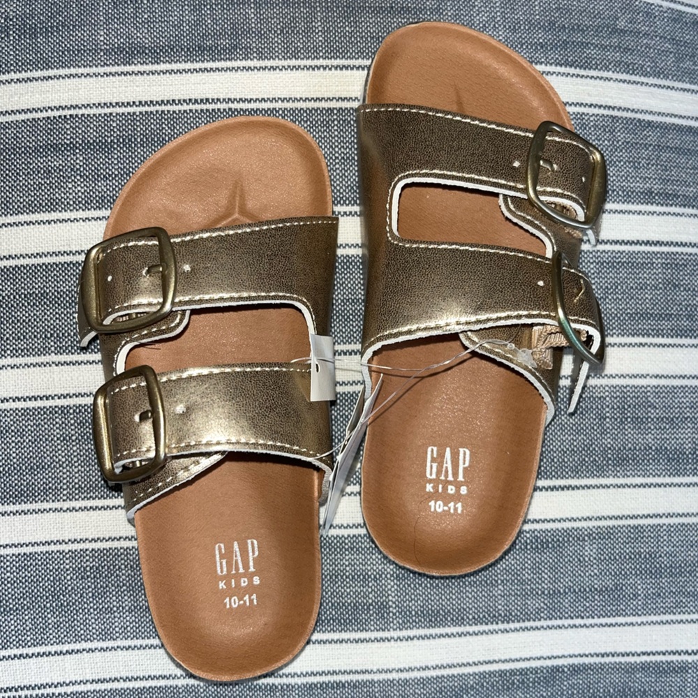 Gap Kids Girls Size 10-11 Birkenstock Faux Sandals